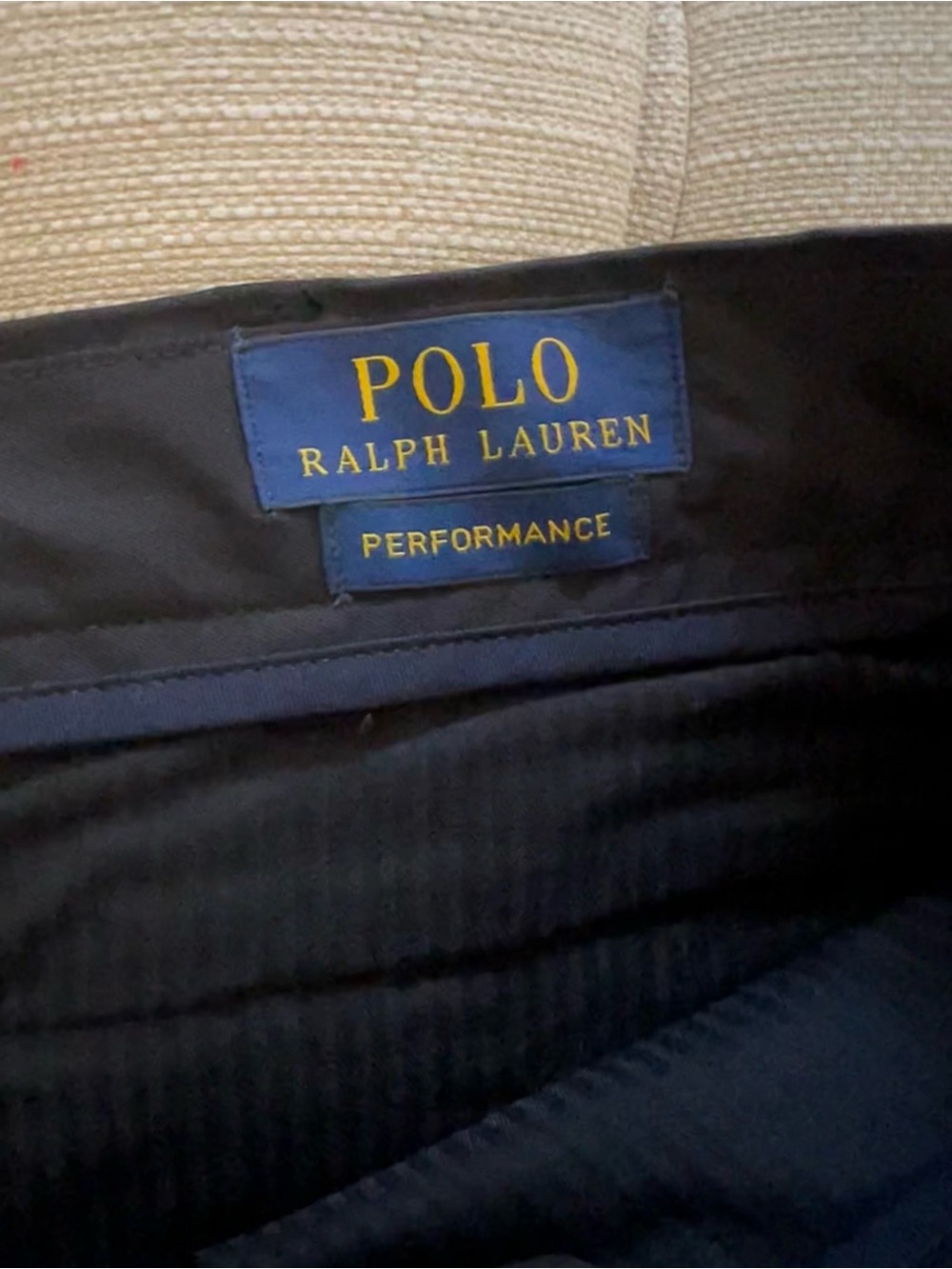 Ralph Lauren Black Performance Flat-Front Men's Shorts - Picture 2 of 2